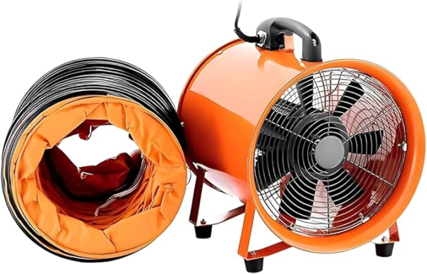 10" Duct Fan, Orange