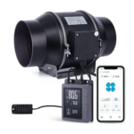 Inline Duct Fan with Smart Wi Fi Controller