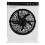 Rechargeable 12-Inch Box Fan with LED Night Light