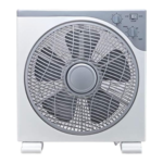 12-Inch Box Fan, White