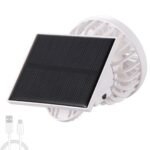 Solar Hat Clip Fan with Dual Power