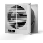8-Inch Two-Way Airflow Through-the-Wall Fan with Temperature Controller